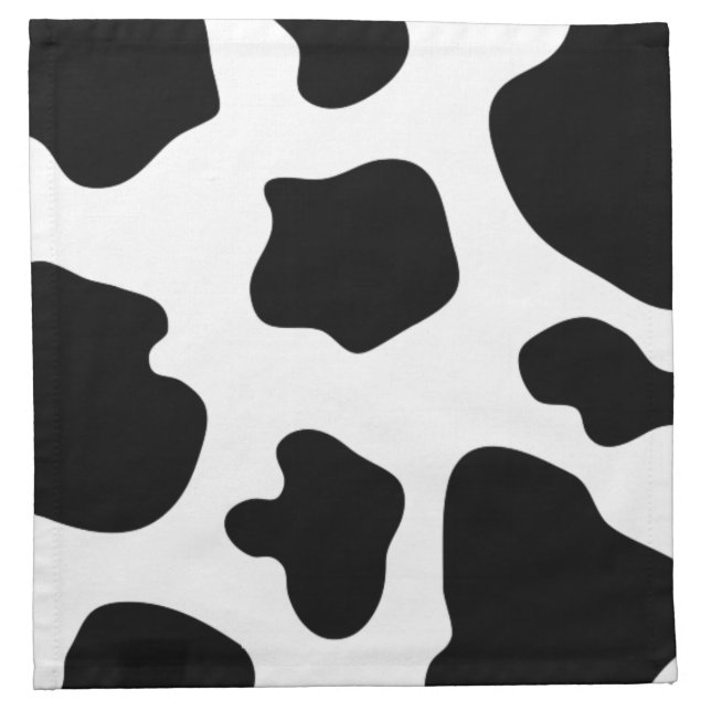 Cow spots pattern napkins | Funny animal print (Front)