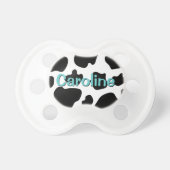 Cow spots pattern pacifier | Baby animal print (Front)