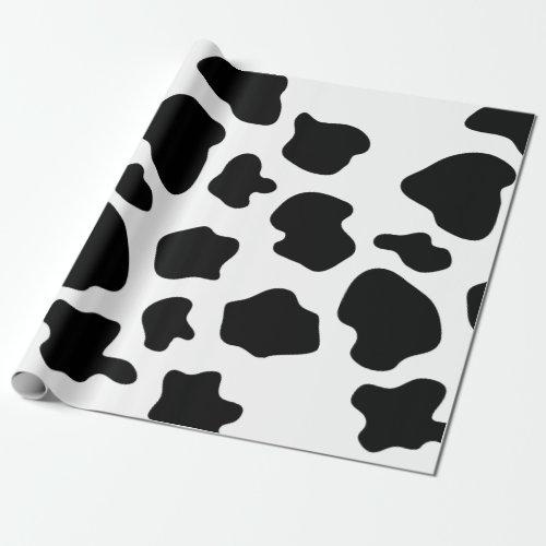 Cow spots pattern wrapping paper  animal print