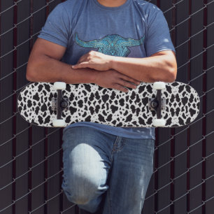 Cow Spots Skateboard Deck