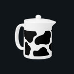 Cow Spots Teapot<br><div class="desc">Cow print pitcher great for milk or any beverage.</div>