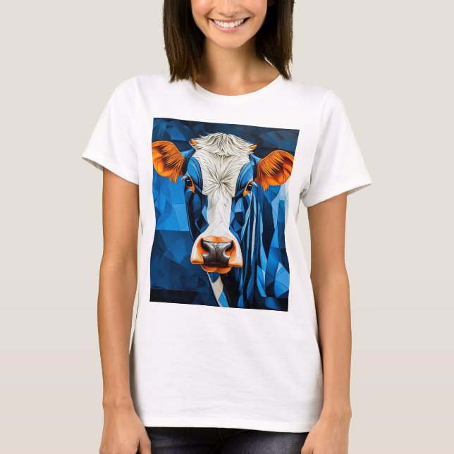 Cow stained glass T-Shirt (Front)