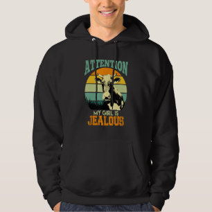 Cow Stall Cow Farmer Saying Girl Is Eifersungent Hoodie