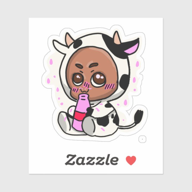 Cow sticker (Sheet)