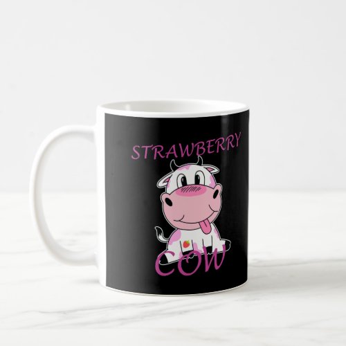 Cow Strawberry Cute Pink Cow Coffee Mug