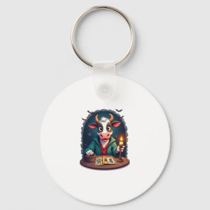 Cow Tarot of Terror Keychain