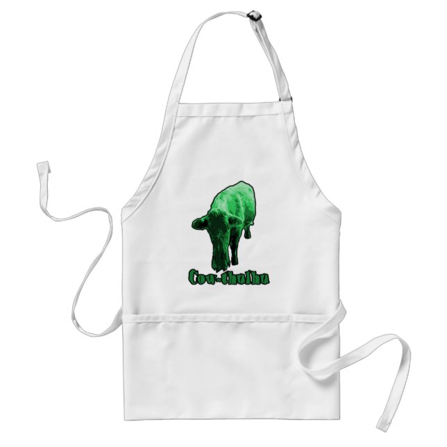 Cow-thulhu Adult Apron (Front)