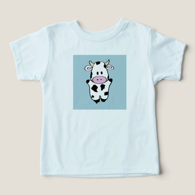 Cow Toddler T-shirt (Design Front)
