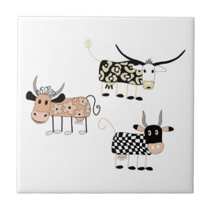 Cow Trio Tile