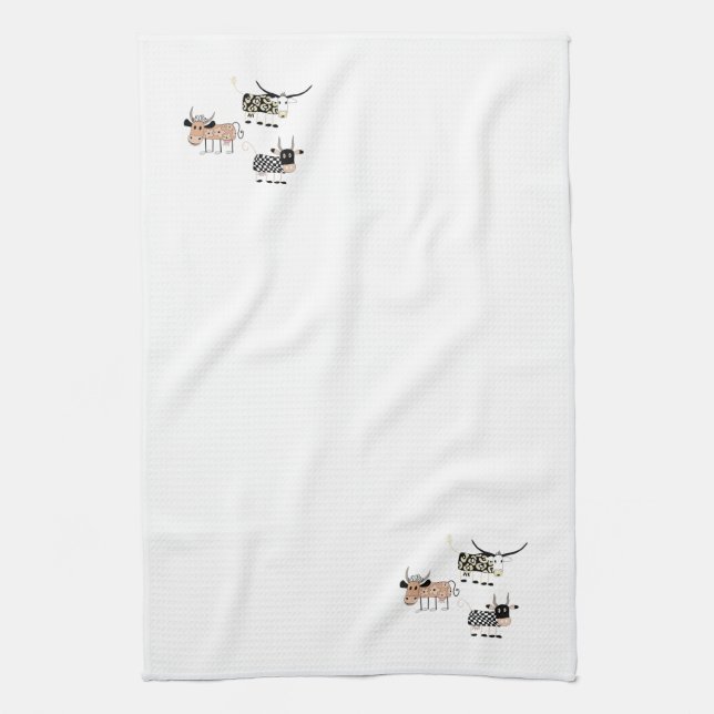 Cow Trio Towel (Vertical)