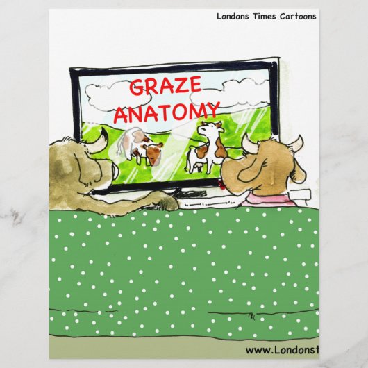 Cow TV Shows Funny Cartoon (Front)
