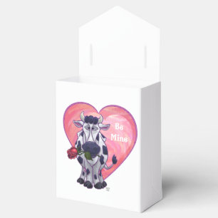 Cow Valentine's Day Favor Boxes