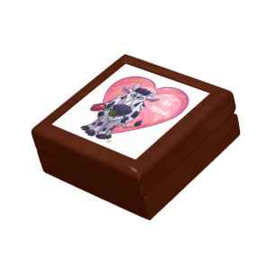 Cow Valentine's Day Keepsake Box