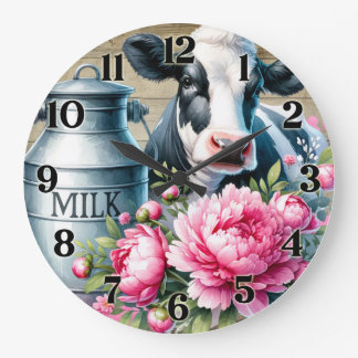 Cow Wall Clock