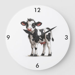 Cow Wall Clock
