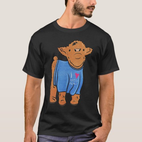 Cow wearing I Love Matty Healy The 1975 BFIAFL T_Shirt