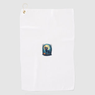 Cow Werewolf Transformation Golf Towel