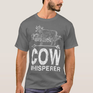 Cow Whisperer Farmer Vintage  T-Shirt
