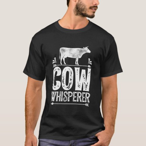 Cow Whisperer Hoodie Cows Farm Funny Farmer Farmin T_Shirt