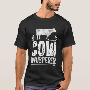 Cow Whisperer Hoodie Cows Farm Funny Farmer Farmin T-Shirt