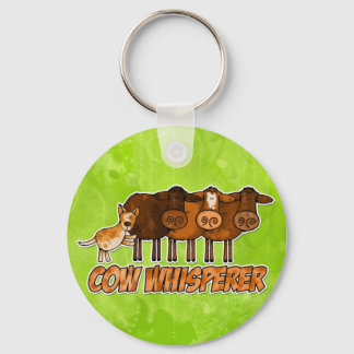 cow whisperer keychain