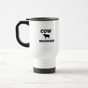 COW WHISPERER TRAVEL MUG