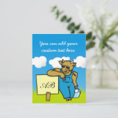 Cow with Sign (Standing Front)