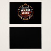 Cow Worlds Worst Vegan Meat BBQ (Front & Back)