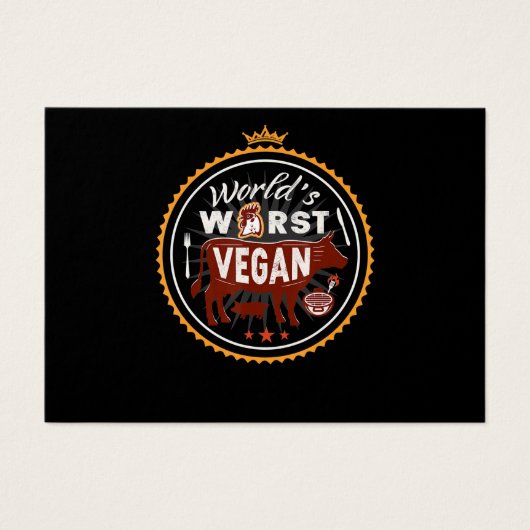 Cow Worlds Worst Vegan Meat BBQ (Front)