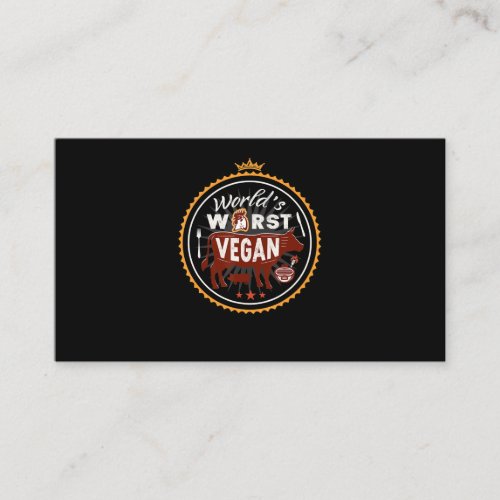 Cow Worlds Worst Vegan Meat BBQ Loyalty Card