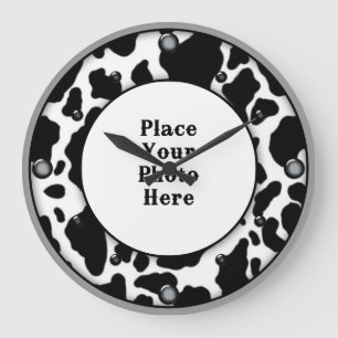 Cow Your Photo Wall Clock