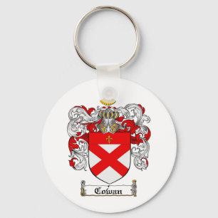 COWAN FAMILY CREST - COWAN COAT OF ARMS KEYCHAIN