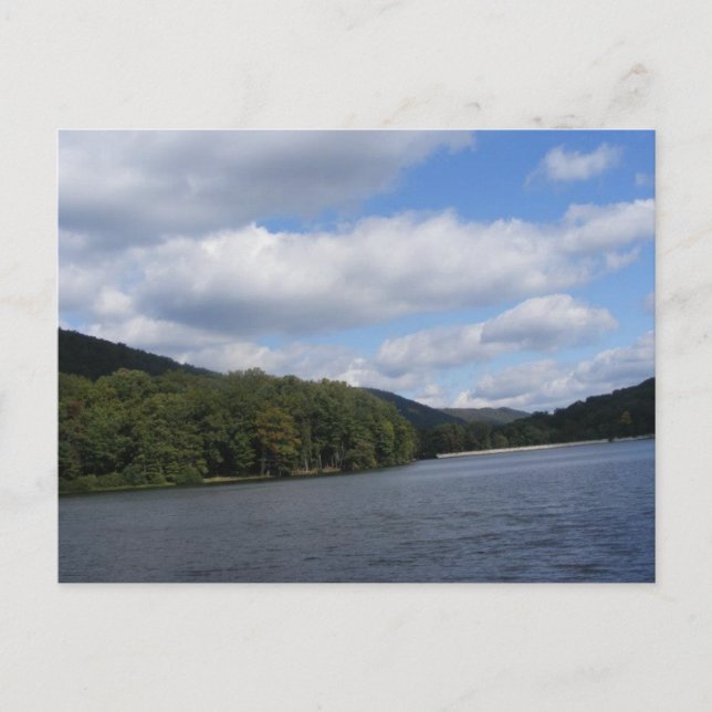 cowans gap state park pennsylvania lake trees postcard (Front)