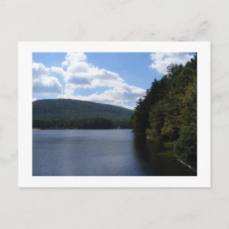 cowans gap state park pennsylvania lake trees postcard