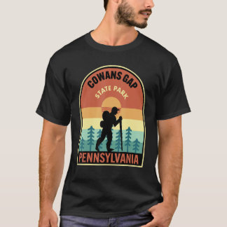 Cowans Gap State Park Pennsylvania Retro Hiking T-Shirt