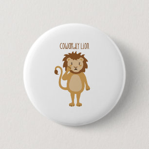 Cowardly Lion Button