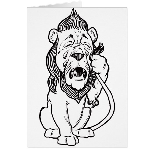 Cowardly Lion Cards (Front)
