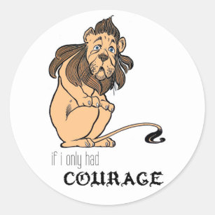 cowardly lion badge of courage tattoo