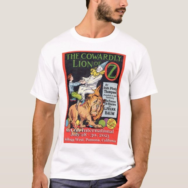 Cowardly Lion of Oz Centennial Celebration t-shirt (Front)