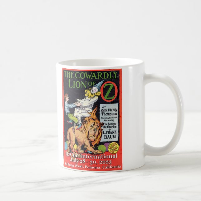 Cowardly Lion of Oz Centennial Mug (Right)