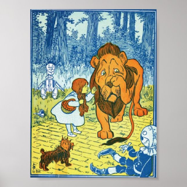 Cowardly Lion Poster (Front)