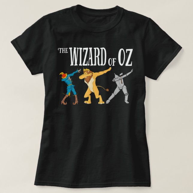 Cowardly Lion Scarecrow Tin Man The Wizard Of Oz T-Shirt (Design Front)