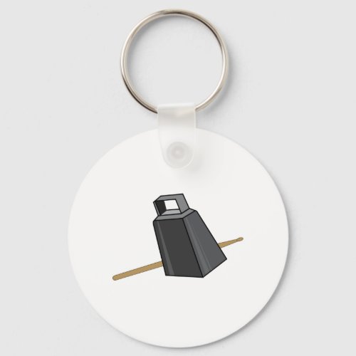 Cowbell Keychain