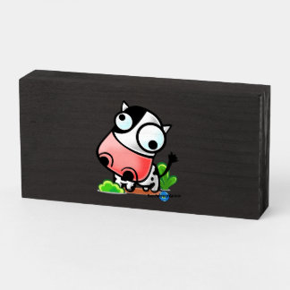 Cowbox Wooden Box Sign