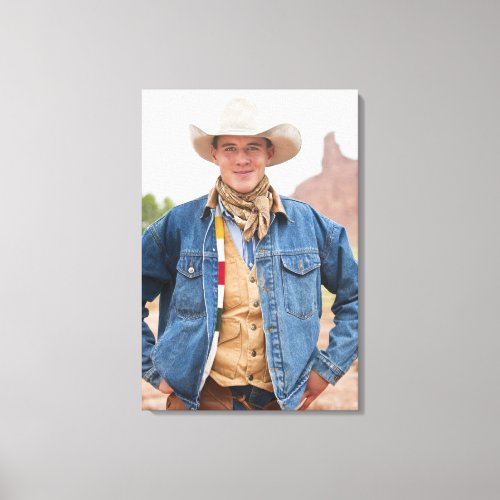 Cowboy 12 canvas print