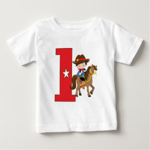 Cowboy 1st birthday baby T-Shirt