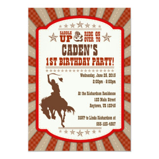 rodeo cowboy invitations announcements zazzle hoedown flyer