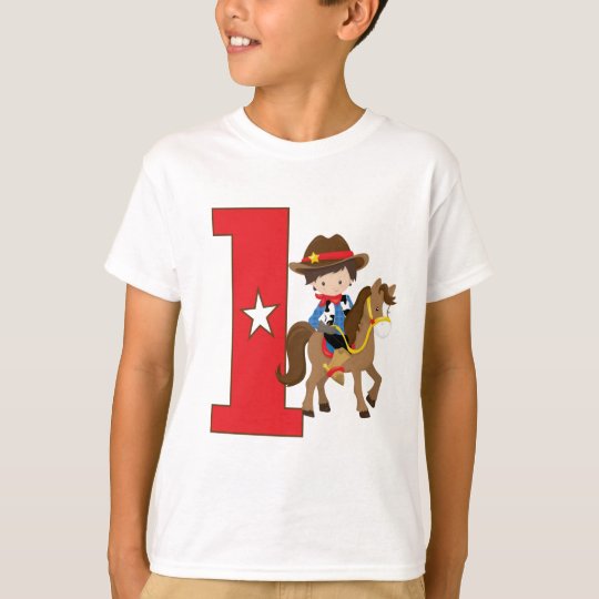 1st birthday cowboy shirt