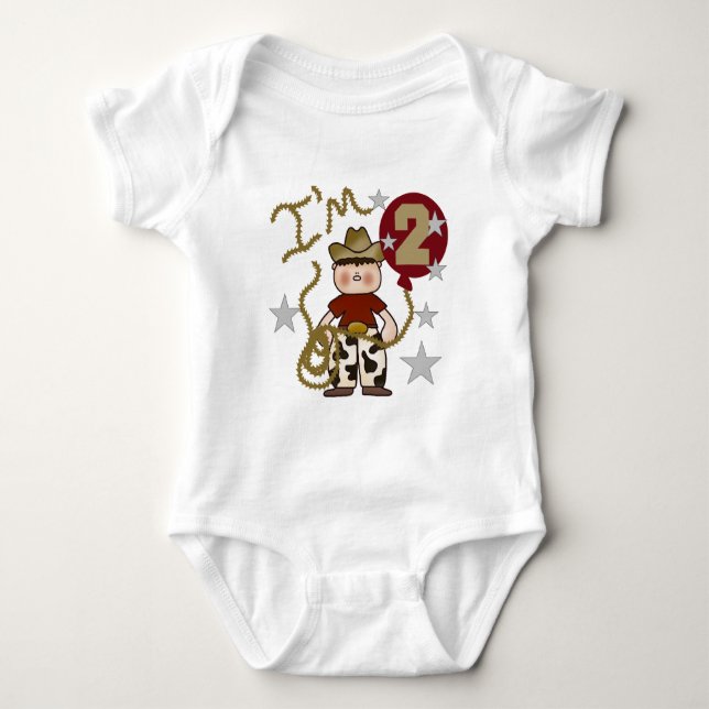 Cowboy 2nd Birthday T-shirts and Gifts (Front)