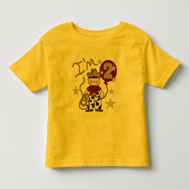 Cowboy 2nd Birthday T-shirts and Gifts (Front)